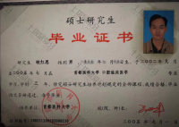 荣誉资质-硕士研究生毕业证书