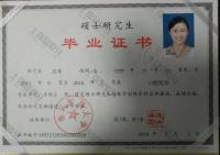 荣誉资质-硕士毕业证书