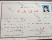 荣誉资质-大连医科大学硕士毕业证书