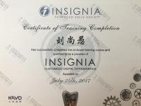 荣誉资质-数字化INSIGNIA认证医师 