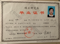 荣誉资质-硕士毕业证