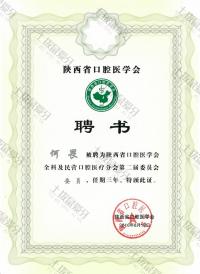 荣誉资质-省民营口腔医疗分会委员