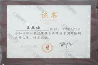 荣誉资质-梁甲兴教授带状弓正畸技术实战培训 