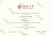 荣誉资质-北京大学学位证明