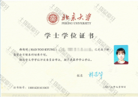 荣誉资质-北京大学学位证