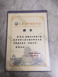 荣誉资质-第二届江西省正畸委员会委员常委证书