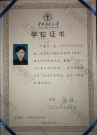 荣誉资质-学位证书硕士