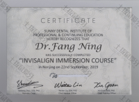 荣誉资质-Invisalign沉浸式课程